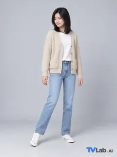 脚尖点地展示鞋姿势生成的电商模特示例图