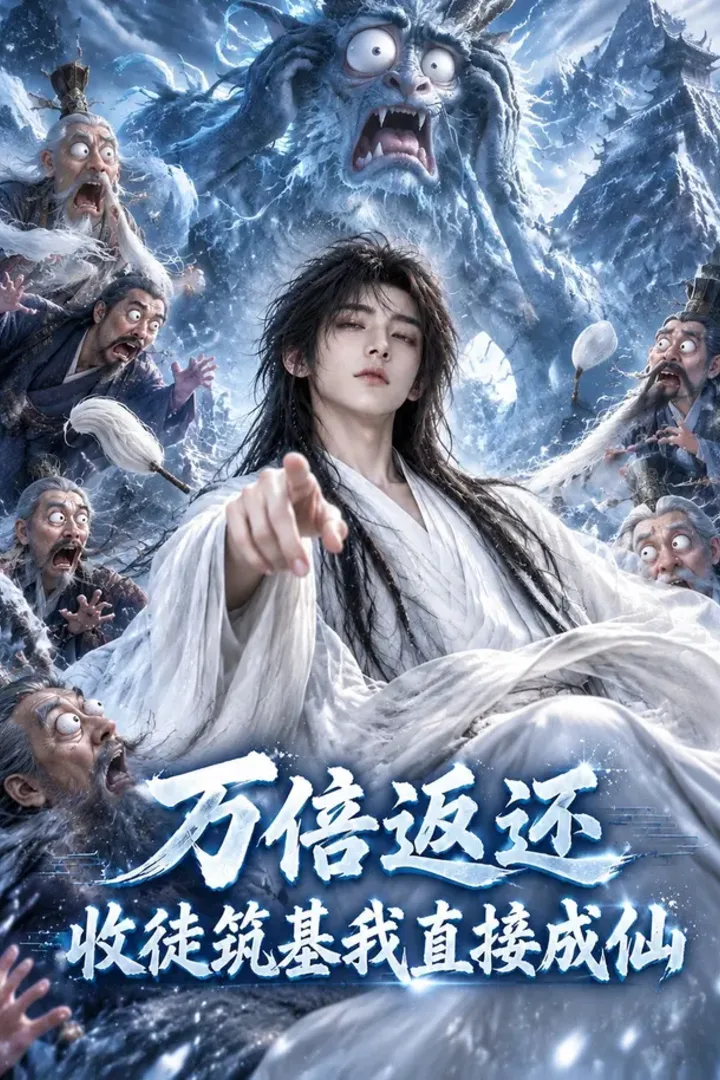 万倍返还：收徒筑基我直接成仙短剧海报